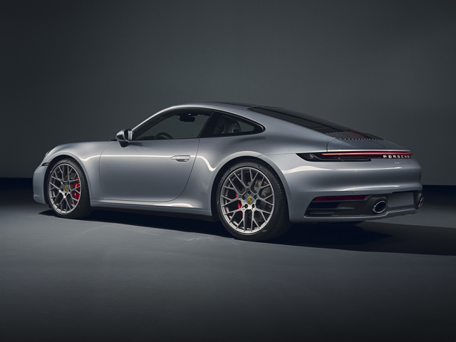 2024 Porsche 911 exterior in silver